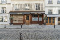 European City at Dawn: Cobble Stone Streets