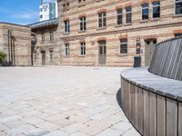 European City Life: Berlin's Brick Courtyard