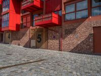 European City Life: Cobblestone Roads in Germany