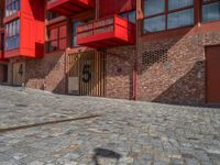 European City Life: Cobblestone Roads in Germany