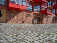 European City Life: Cobblestone Roads in Germany