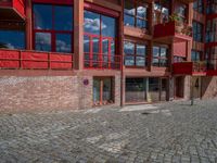 European City Life: Cobblestone Roads in Germany