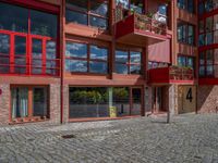 European City Life: Cobblestone Roads in Germany