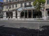 European City Plaza with Classic Architecture