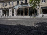 European City Plaza with Classic Architecture