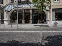 European City Plaza with Classic Architecture