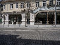 European City Plaza with Classic Architecture