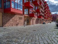 European City Life: Residential Area in Berlin