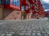 European City Life: Residential Area in Berlin