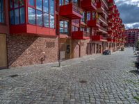 European City Life: Residential Area in Berlin