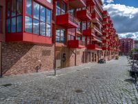 European City Life: Residential Area in Berlin