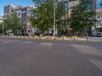 European City: Residential Area with Hard Shadows