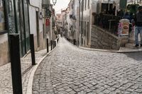 European City Street in Lisbon, Portugal