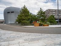 European City with Urban Design, Tree and Flower