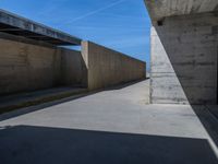 European Clear Sky: Concrete Wall and Textured Surface