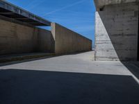 European Clear Sky: Concrete Wall and Textured Surface