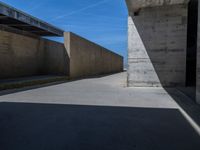 European Clear Sky: Concrete Wall and Textured Surface