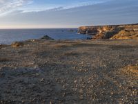 European Cliff Coastline: Bathed in Sunlight