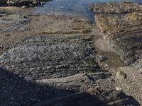 An European Cliff Overlooking the Ocean Water