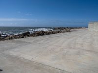 European Coastal Charm: Open Space and Clouds