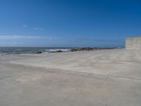 European Coastal Charm: Open Space and Clouds