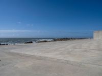 European Coastal Charm: Open Space and Clouds