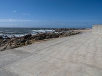 European Coastal Charm: Open Space and Clouds