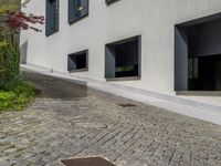 European Cobblestone Entry in Porto's Architecture