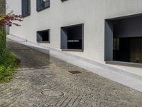 European Cobblestone Entry in Porto's Architecture