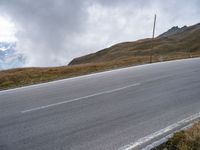 European Countryside with Clouds: A Nature Road