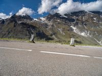 European Highland Road with Stunning Mountain Views