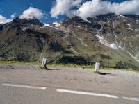 European Highland Road with Stunning Mountain Views