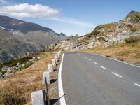 European Highland Road: Nature's Beauty and Challenging Terrain
