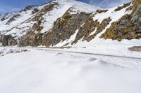 European Highland Terrain: Ice Cap and Snow