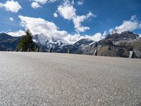 European Highlands Road through Vegetation and Nature