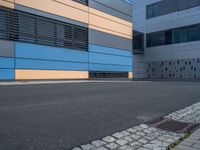 European Industrial Hub: Multicolored Storehouses