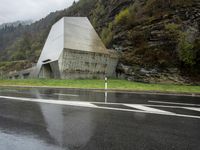 European Landscape: Mountain Pass Road