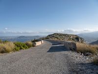 European Landscape: A Valley with Ocean Views