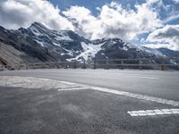 European Mountain Road under Clear Skies