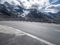 European Mountain Road under Clear Skies