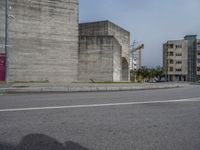 European Museum: Clear Sky and Concrete Walls