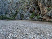 European Nature in Balearic: Canyon Wall Scenery