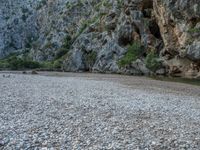 European Nature in Balearic: Canyon Wall Scenery