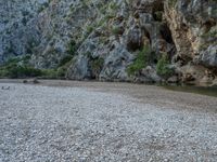 European Nature in Balearic: Canyon Wall Scenery