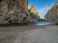 European Nature in Majorca: Dirt and Gravel Terrain