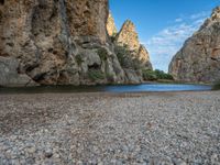 European Nature in Majorca: Dirt and Gravel Terrain