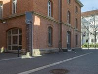 European Neighborhood Brick Alleyway Architecture