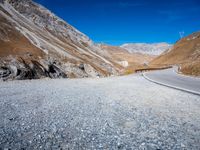 European Overlook: Gravel Road in a Natural Setting