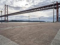 European Road: Asphalt Bridge Over the Water