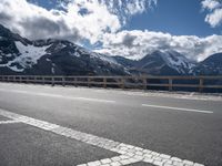 European Road: A View of Asphalt and Landscape